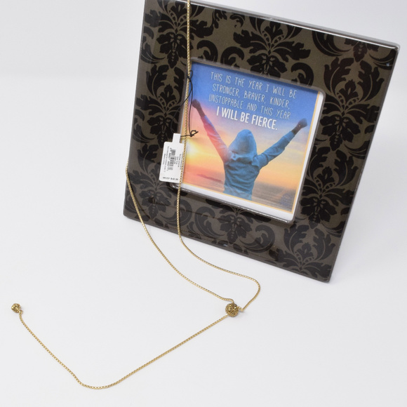 Vera Bradley Jewelry - Vera Bradley Baubles Lariat Necklace Gold Tone New